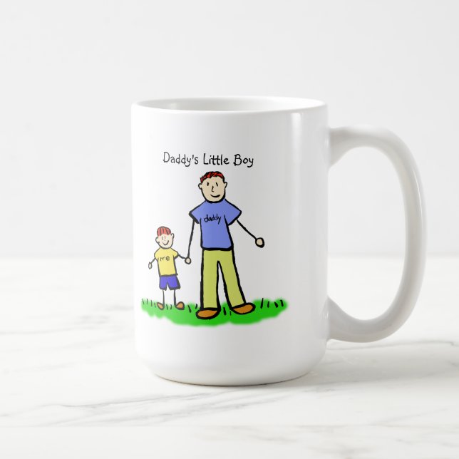 Caneca De Café Pai (família pai e filho) (Direita)