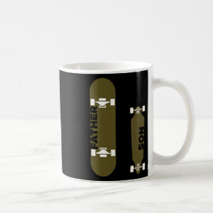 Caneca De Café Pai Filho Skatista Skate Skateboard Skate Patinaçã