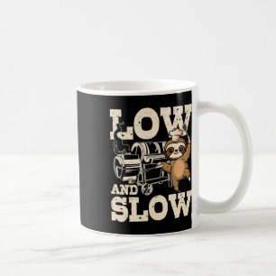 Caneca De Café Pai Fumante De Churrasco Engraçado Baixo E Lento G