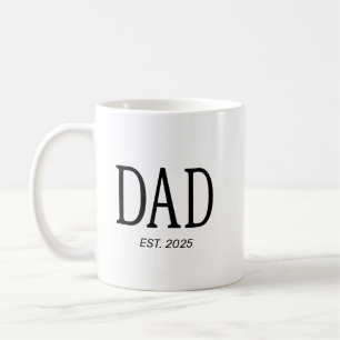 Caneca De Café Pai Fundado Novo Presente de Pai