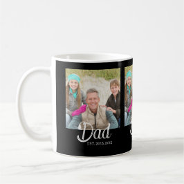 Caneca De Café Pai Fundou Preto 3 Foto