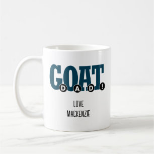 Caneca De Café "PAI G.O.A.T.!" Para Impressão Gráfico do Pai