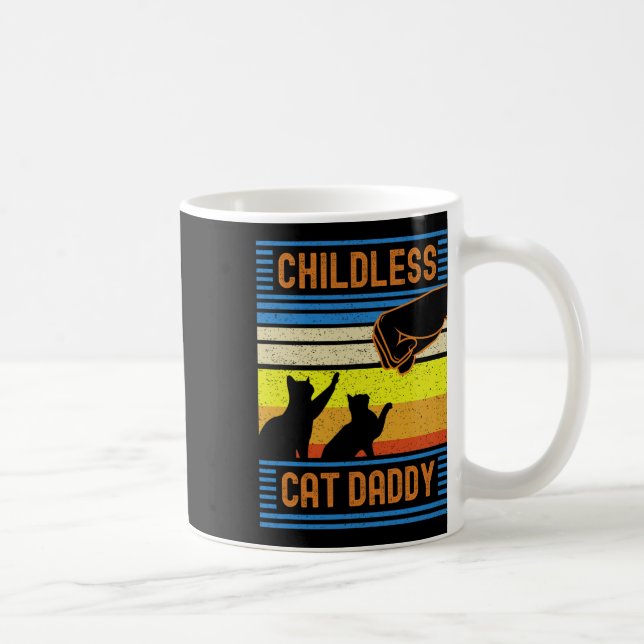 Caneca De Café Pai Gato Sem Fios 2024 Para Presidente (Direita)