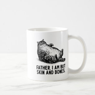 Caneca De Café Pai Gato Sou Mas Pele E Ossos