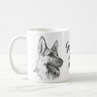 Caneca De Café Pai German shepherd