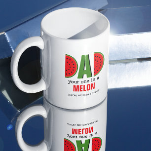 Caneca De Café Pai giro 'Seu num Melão'   Nomes de criança
