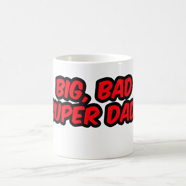 Caneca De Café Pai grande, mau, super. (Caneca) (Centro)