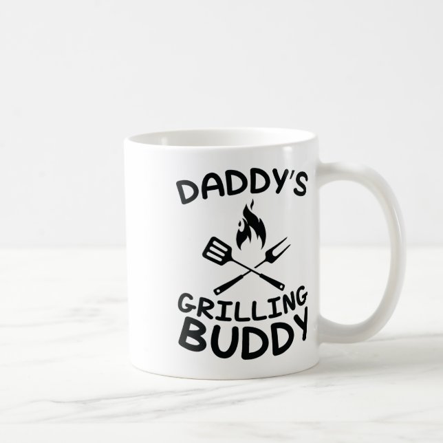 Caneca De Café Pai Griling Buddy - Churrasco infantil (Direita)