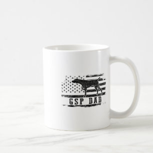 Caneca De Café Pai Gsp EUA Bandeira Americana Pointer de Caça Ale