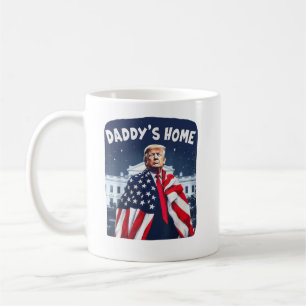 Caneca De Café Pai Home Trump Pink 2024 Retire a América