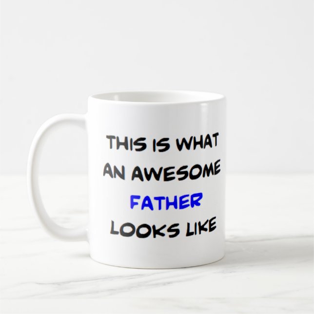Caneca De Café pai, incrível (Esquerda)