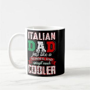 Caneca De Café Pai Italiano Engraçado Homem Itália Papai Vintage