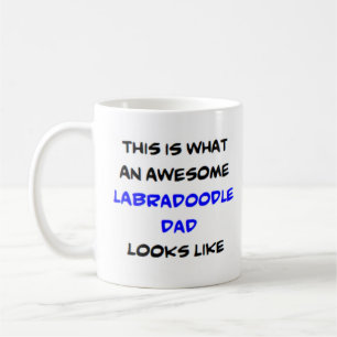 Caneca De Café pai labradoodle, incrível