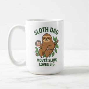 Caneca De Café Pai Lento - Se Move Lentamente, Ama Grande