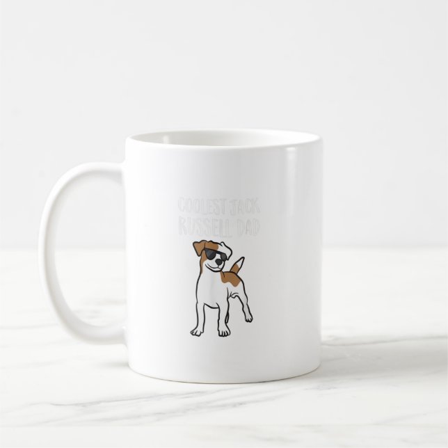 Caneca De Café Pai mais legal do Jack Russel (Esquerda)
