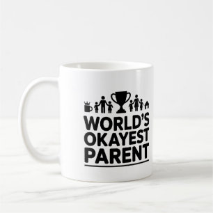 Caneca De Café Pai Mais Okayest do Mundo - Mug de Café Engraçado