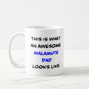 Caneca De Café pai malamute, incrível