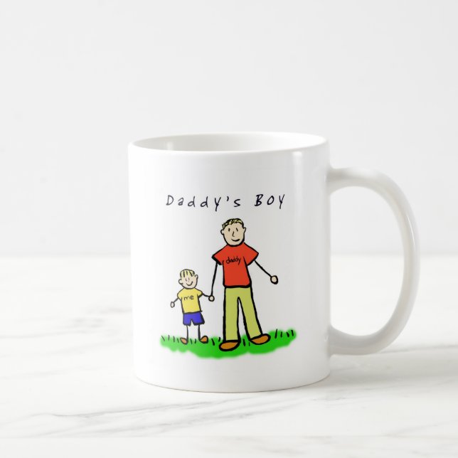 Caneca De Café Pai & Me Mug (loira com título) (Direita)