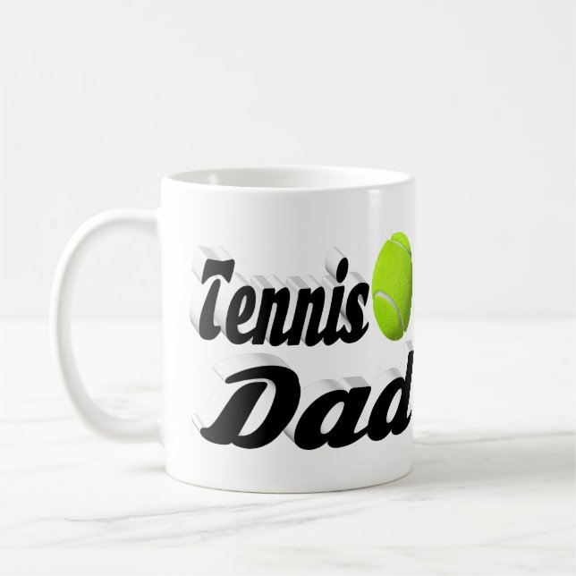 Caneca De Café Pai meio texto Coffee Mug (Esquerda)
