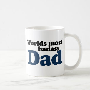 Caneca De Café Pai Mundialmente Mais Badass