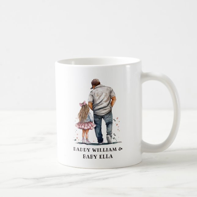 Caneca De Café Pai Negro e Filha Bond (14) (Direita)