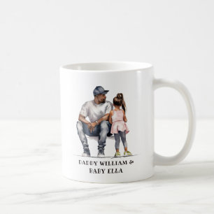 Caneca De Café Pai Negro e Filha de Obrigação (3)