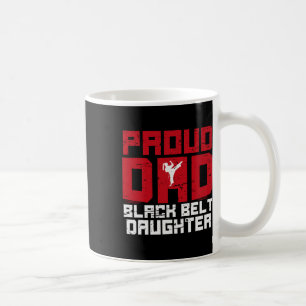 Caneca De Café Pai Negro Filha Engraçada Pai de Karate Gordura