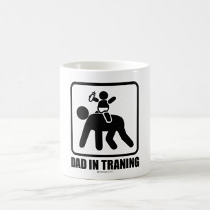 Caneca De Café Pai no treinamento