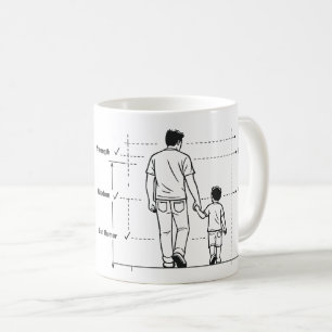 Caneca De Café Pai O Plano Mestre Original Humor do Pai Engraça