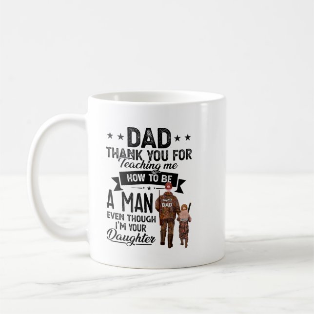 Caneca De Café Pai obrigado você para a camisa (Esquerda)