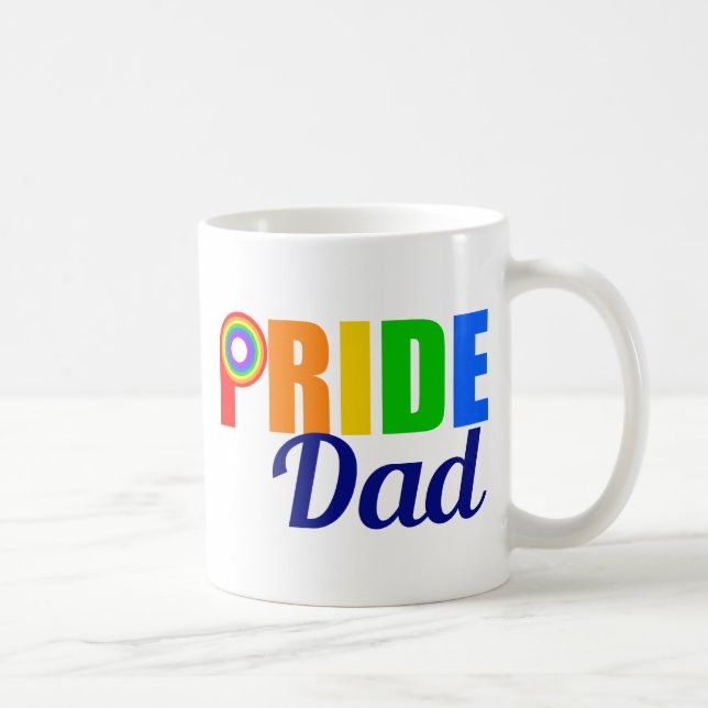 Caneca De Café Pai orgulho gay (Direita)