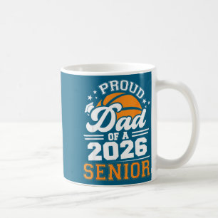 Caneca De Café Pai Orgulhoso 2026 Basquete Senior Gráfico Arte