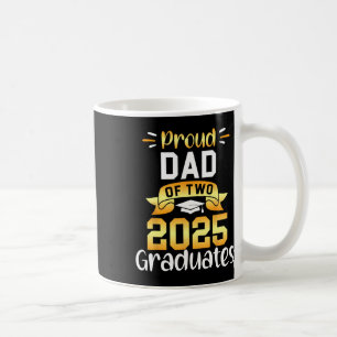 Caneca De Café Pai Orgulhoso De Dois Formandos 2025 Match Da Famí