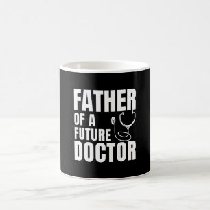 Caneca De Café Pai Orgulhoso de um Futuro Médico Pai