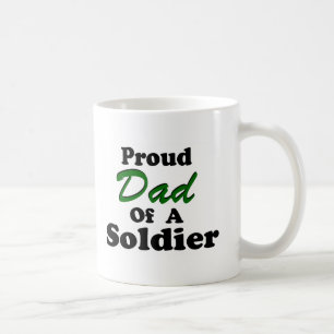 Caneca De Café Pai orgulhoso de um soldado