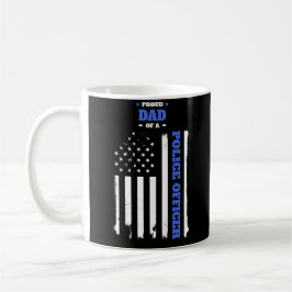 Caneca De Café Pai orgulhoso de uma bandeira afligida agente da