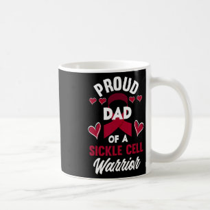 Caneca De Café Pai Orgulhoso De Uma Célula Falsiforme Do Guerreir
