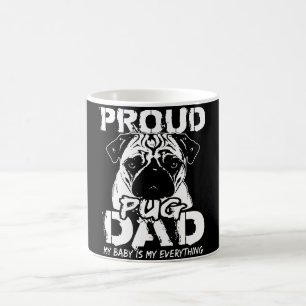 Caneca De Café Pai orgulhoso do Pug