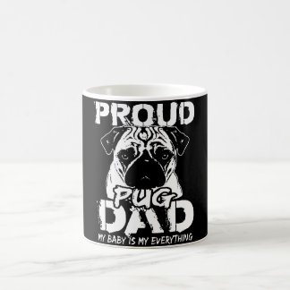 Caneca De Café Pai orgulhoso do Pug