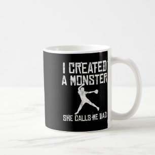 Caneca De Café Pai Orgulhoso - Eu Criei Um Monstro Que Ela Me Cha