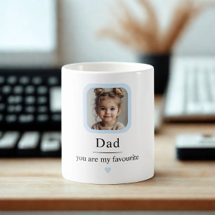 Caneca De Café Pai Personalizado com Foto para Crianças   Você É 