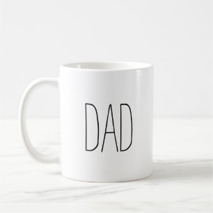 Caneca De Café Pai personalizado simples e doce