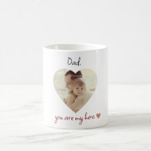 Pai Personalizado Você É Meu Coração Herói.