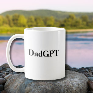 Caneca De Café Pai Piada de Aniversário PaiGPT Desenvolvido por I