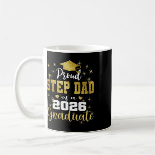 Caneca De Café Pai Postiço Super Orgulhoso Da Formatura De 2026 F