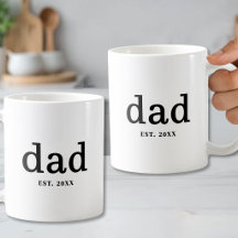 Pai Preto Branco Estabelecido Personalizado