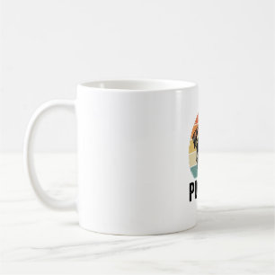 Caneca De Café Pai Pug Vintage Gravação Design Amante de Cães_1