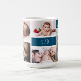 Caneca De Café Pai Que Te Ama Colagem De Fotos