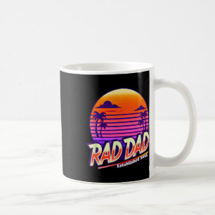 Caneca De Café Pai Radical Retro Dia dos Pais Vibrações Vintage A