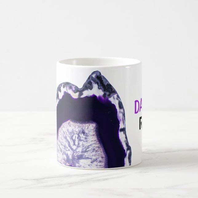 Caneca De Café *~* PAI ROCKS Crystals Agate Stones Lapidode (Centro)